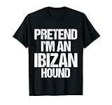 Disfraz de sabueso ibicenco minimalista para perros Camiseta