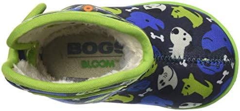 BOGS unisex child Baby Bogs Waterproof Snowboot Rain Boot, Puppies-blue, 6 Infant US | Image 4