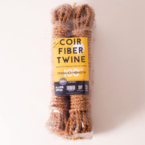 GrowByCoco Coir Twine 6mm x 200ft