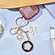 VISOOM Clear Hülle Kompatibel mit Netten Apple Airpods 4 Cases 2024 Frauen, Weiche TPU Transparenz Air Pods 4 Gen Cases iPods 4 Case Bling für Airpod iPod 4th Gen mit Sicherheitsschloss,Burgundy