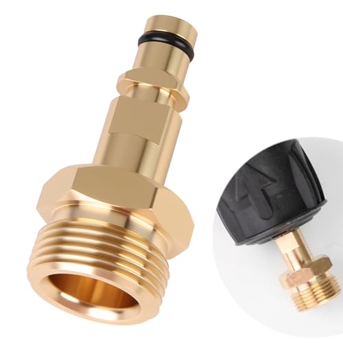 TIANXUAN M22 High Pressure Washer Hose Adapter Quick Connect Coupler Brass for Karcher to M22 Adapters Washers Water Gun Hose Pipe High Pressure Quick-fitting Convert Tool for Karcher Hose Connector - Image 7