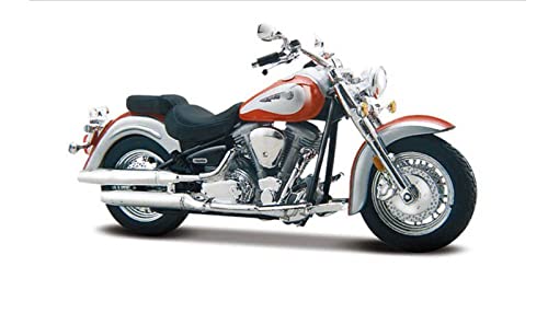 Cadeau de voiture simulée et moto Yamaha Road Star miniature pour motard