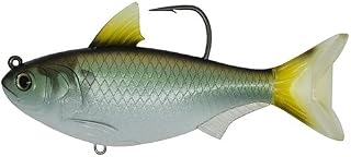 LiveTarget GZS139MS705 Gizzard Shad Series Freshwater Swimbait, Violet/Blue, Multicolored