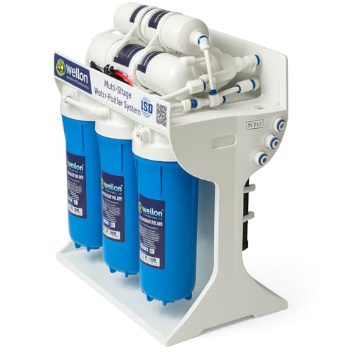 Image of Wellon Domestic Water Purifiers - RO + UV + UF + Alkaline | Multiple Models & Capacities (15 LPH Undersink RO)
