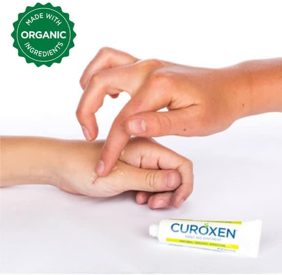Miniatura 5 de CUROXEN Ungüento de primeros auxilios ungüento para aliviar el dolor con árnica, ungüento tópico para cortes, rasguños y quemaduras, ingredientes