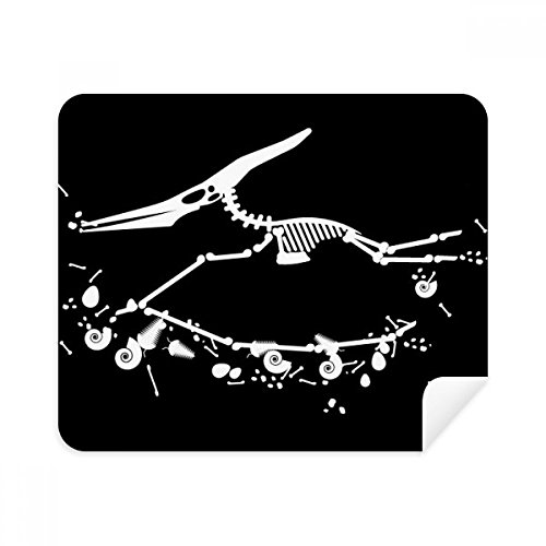 Chiffon de nettoyage lunettes en suède motif dinosaure 2pcs