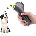 XKUN Cibo Cibo Alimentatore Cibo Catapulta Cucciolo di Cane Gatto Trattamento Snack Launcher Giocattolo Distributore Portatile Pistola Interattiva IQ Formazione Giocattoli per Cucciolo-Grey