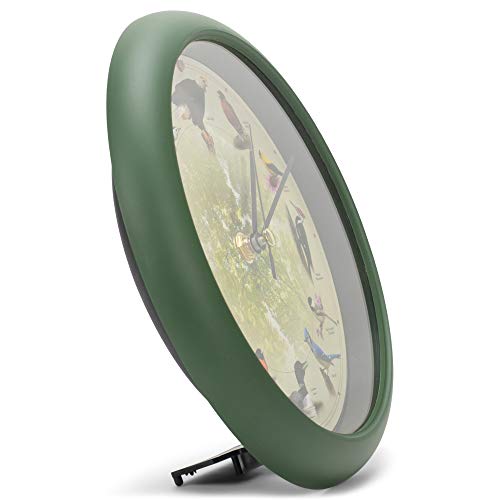 Mark Feldstein Limited Edition 20Th Anniversary Singing Bird Wall/Desk Clock, 8 Inch #TOP3