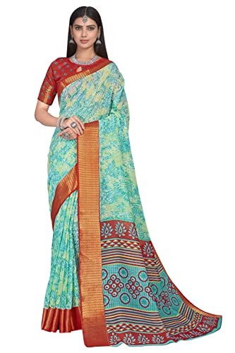 Image of Glory Sarees Women's Cotto Silk Saree With Blouse Piece (Fashion104 Parent)