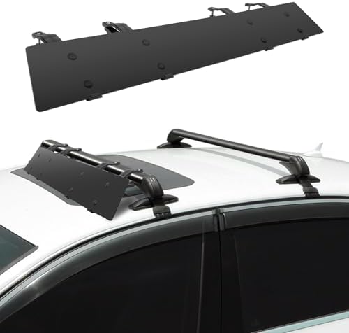 DREAMOTOR 106cm/42'' Roof Rack Fairings Wind Noise Reducer Roof R...