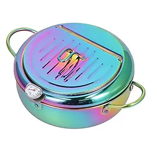 Frying Pot, Kitchenware Wide Application Food Fryer for Restaurant for Hotel for Home(Symphony)