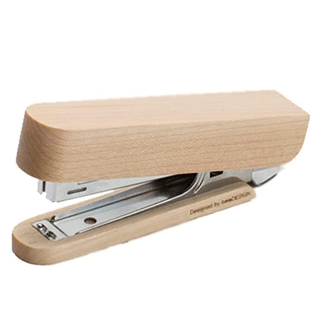 Agrafeuse portable multifonctionnelle en bois pour fournitures