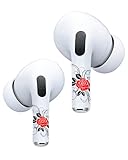 RockMax for AirPods 4 Skin，Personalized Rose Stickers for AirPods 1/2/3/4 & Pro 1/2/3, Compatible with AirPod Case, Durable Tattoo Wrap, Easy to Identify, Stylish Gift for Women and Girls