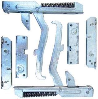 Easyricambi Kit 2 Cerniere + 4 portarulli per Porta Forno Leggera 50223858007 ELECTROLUX Rex