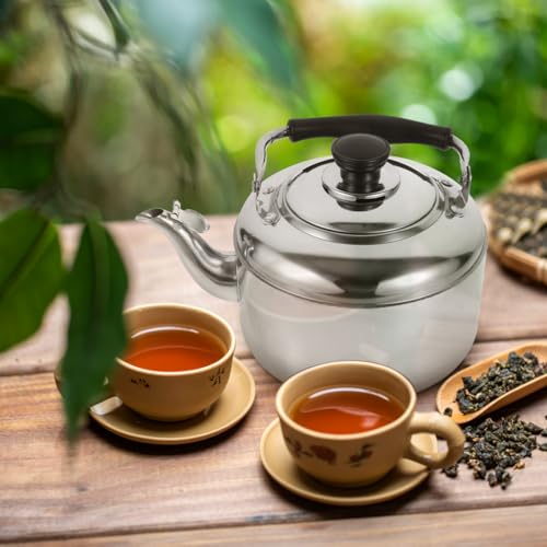 Bouilloire sifflante pour cuisinière gaz lors du thé - 5