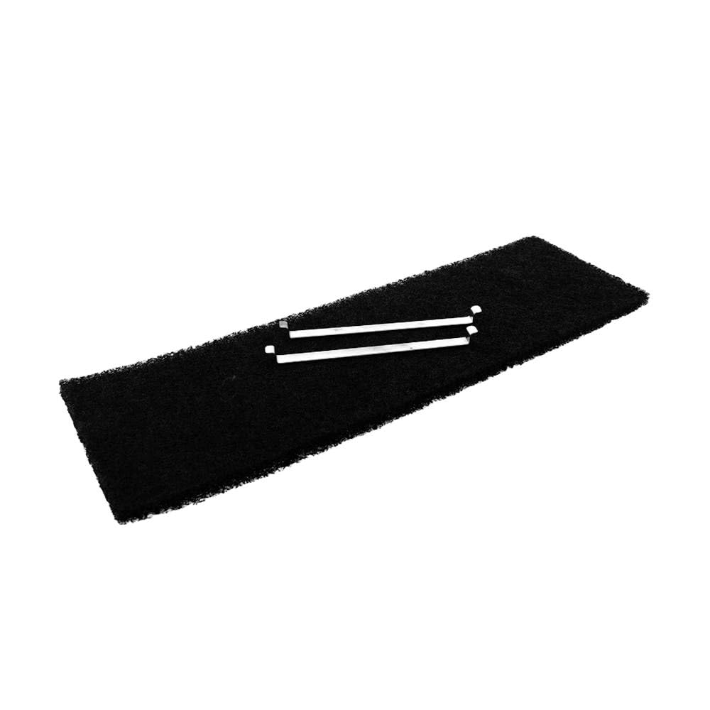 AllSpares Filtr z węglem aktywnym do okapów kuchennych odpowiedni do Airone PCR4, ACFCRETT44X14X1004 – zamiennik do trybu obiegu, dopasowana alternatywa dla oryginału | 140 x 439 x 10 mm