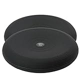 2 x Togu Dynair Ballkissen Sitzkissen Balancekissen Gymnastik 33cm schwarz