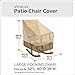Classic Accessories Veranda Water-Resistant 32 Inch Rocking Chair Cover, Patio Furniture Covers