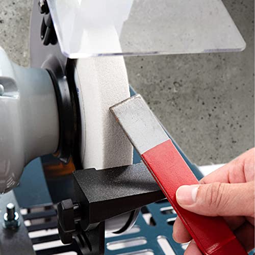 POWERTEC Roda de moagem de bancada de 20 cm de gramatura 100, roda de moagem de óxido de alumínio br