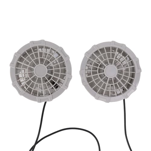 Jiawu Les Ventileurs Coulent Gilet Cool, Ventilateur Portable, Ventilateur de Refroidagement pour le Climatiseur avec 3 Modes de Flux d'Air, le Personnel du Coulent Extérieur, Fermes, Pêche