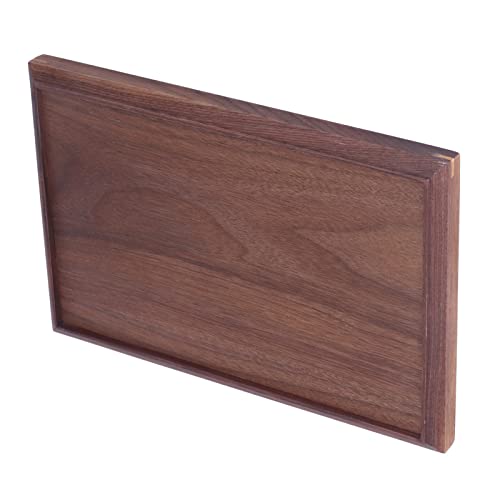 Walnut Wooden Tray, Extra Large Square Walnut Wood Ottoman Tray - Serve Tea, Coffee or Breakfast in Bed (L 10-17.5kg) - Image 4