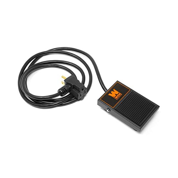 WEN WA0392 120V 15-Amp Momentary Power Foot Pedal Switch for Woodworking