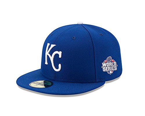 New Era MLB Kansas City Royals Adult World Series AC On Field 59Fifty Cap