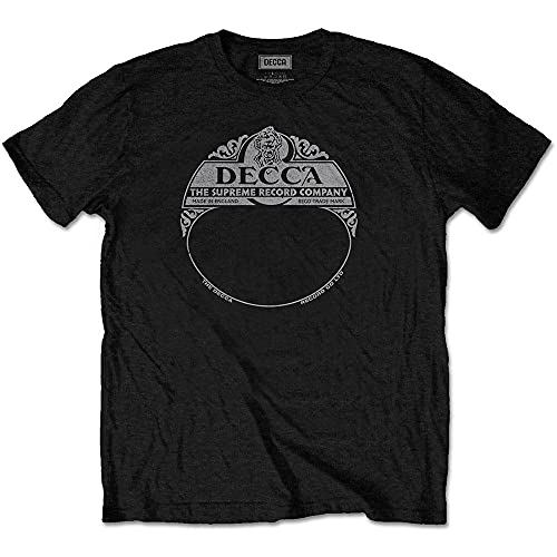 T-shirt Decca Records label officiel noir pour homme