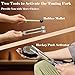 Tuning Forks for Healing Set (128Hz, 136.1Hz, 256Hz, 384Hz) with Activator & Reflex Hammer, Sound Therapy Instruments for Chakra/Yoga/Meditation, Frequency Healing Devices in Vegan Leather Pouch