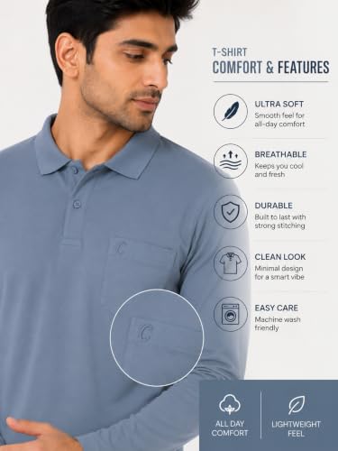 Image of CAMEY Men's Classic Fit Polo T-Shirt