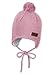 Produktbild Sterntaler Baby - Mädchen Strickmütze Baby Bommelmütze Strick mit Ohrenklappen, Rosa, 49