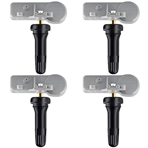 EONLION 4 Pcs Tire Pressure Sensor 315MHz Programmed Snap-in TPMS, Replacement for Chevy GMC Cadillac Buick & More Replaces 13586335, 13581558, 13598771, 13598772