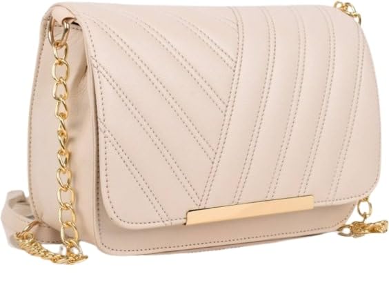 SAHINENTERPRISES Stylish Latest Women Girls Party Crossbody Sling Bag For leser Cut Design|Sling Bag for Girls Suitable for Office (Off White) (B0CM3JF5YG) Amazon Price History, Amazon Price Tracker