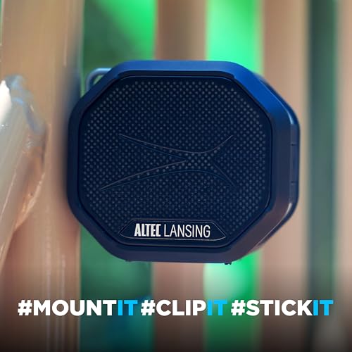 Image of Altec Lansing HYDRATREK Magnetic Bluetooth Speaker, Waterproof IP67, Portable Speaker, True Wireless Pairing, USB-C Quick Charge, 3.7V 400mAh Battery, Voice Assistant, Perfect for Any Adventure