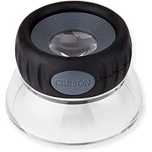 Carson LumiLoupe Plus 10.5x Power Focusable Stand Loupe Magnifier LO-10