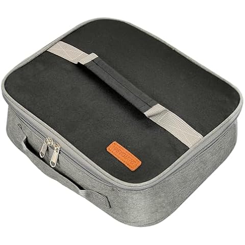 TWDEPART Lunch Box, Insulated Lunch Bag for Women/Men, Small Cooler Bag with Handle for Travel, Picnic and Office Work, Grey…… Cover