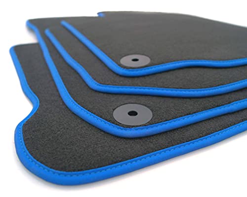 kh Teile Fußmatten passend für ID4 ID.4 (alle) Pure Pro GTX Premium Velours Automatten Matten...