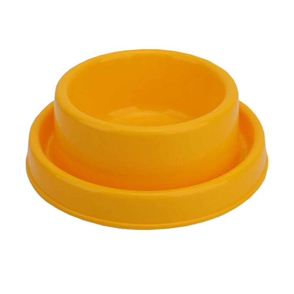 Gamelle anti-fourmi pour chat et chien pour animal de compagnie Pas de fourmis Jaune S