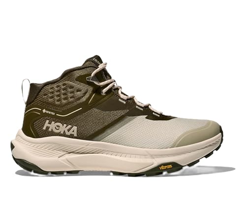 Hoka Men's Transport Hike GTX Sneaker, Spruce Green/Oyster Mushroom, 11.5