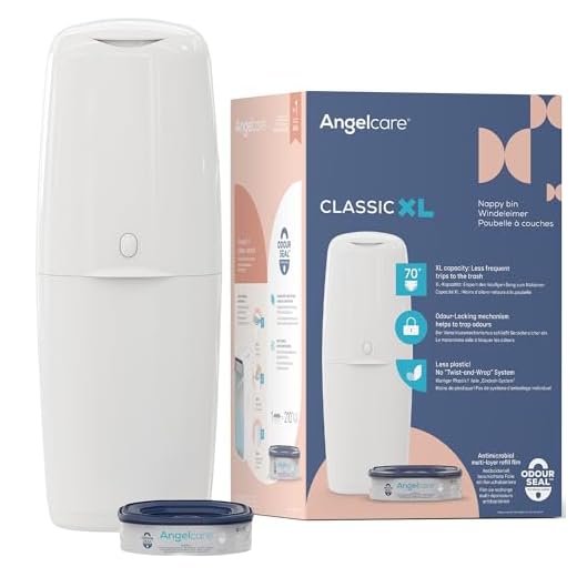 Angelcare 2370 luieremmer Classic XL, Wit
