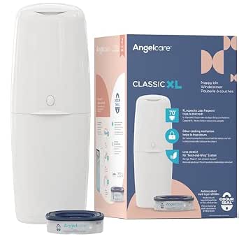 Angelcare Cubo para pañales Classic XL con repuesto octogonal