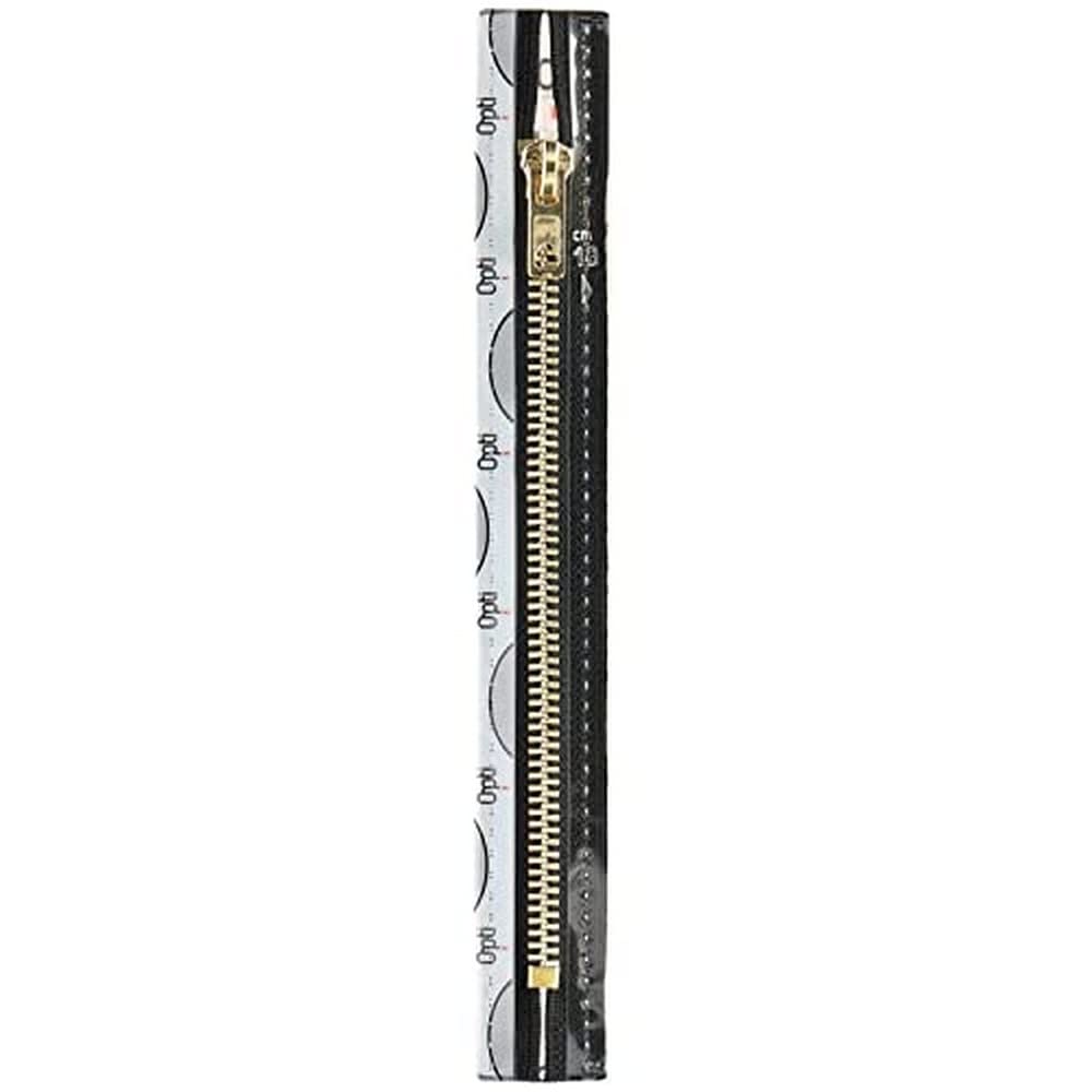 Opti Zip Fastening, #00000 Black, 16 cm