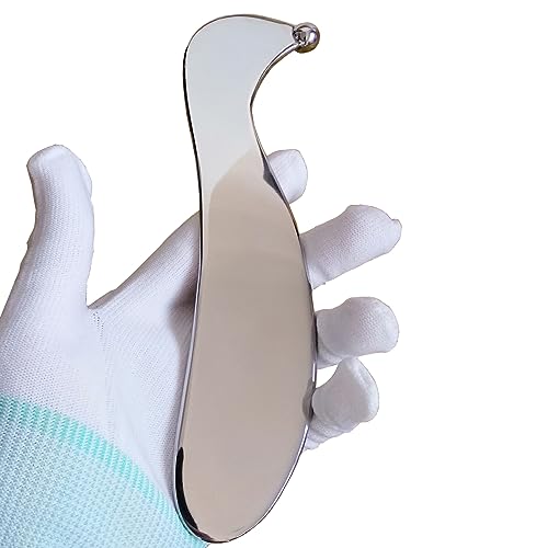 Stainless Steel Gua Sha-IASTM Tool- Gua sha Massage Tool Soft Tissue Therapy Used for Back, Legs, Arms,Neck,Shoulder (L)