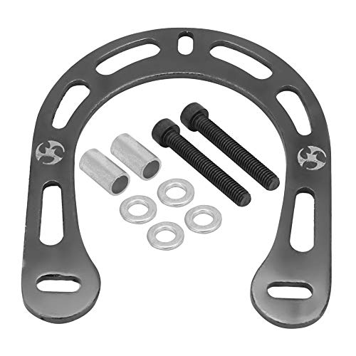 Brake Booster Seal, Lightweight V Brake Seals with Mounting Screws for Mountain Bike (Black)