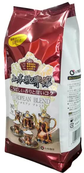 Amazon.co.jp: 山本珈琲 ヨーロピアンブレンド 1kg (粉) + lollol