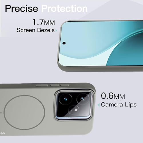 Image of KARWAN️ Magnetic Wireless Ultra Slim-Fit Back Case Cover for Realme GT 7 |Hard PC Case Cover| Ultra-Thin & Light Weight with [Ultra Premium Feel] Case for Realme GT 7 (6.7 inch) (Grey)