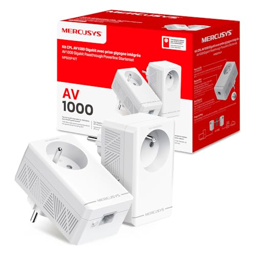 Mercusys MP500P KIT CPL 1000Mbps avec 1 Port Gigabit et...