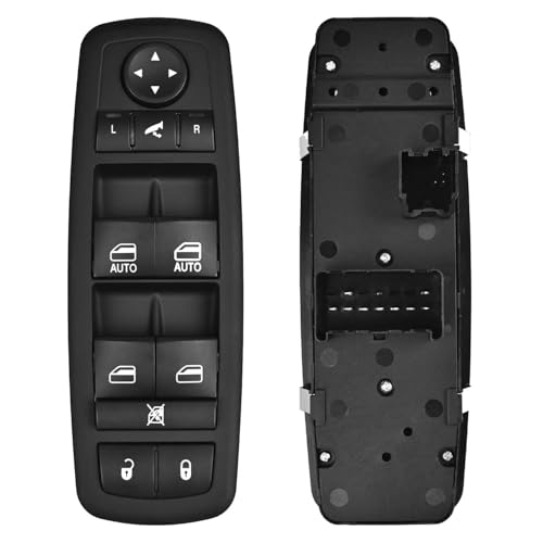 Catálogo para Comprar On-line Interruptores de ventana los más solicitados. 48 Interruptor de ventana eléctrica maestro del lado del conductor, 9 pines + 3 pines, compatible con Dodge Grand Caravan 2012-2015, 17-19, Ram 1500 2500 2015 Ram 3500 2012-2015...