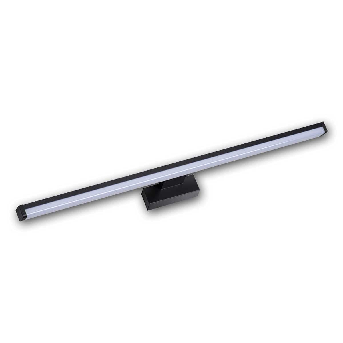 LED Bathroom Over Mirror Light LED Picture Lighting Energy Saving Wall Front Lamp Neutral White 4000K IP44 Waterproof LED Make Up Sconce Lights (Black - 600mm)