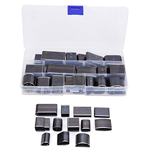 Kit de herramientas de punzón de cuero Profesional Premium Durable 55 piezas Universal Teléfono Funda de cuero punzón cortador para el trabajo y reparación de cuero Acero de alta velocidad HRC60°